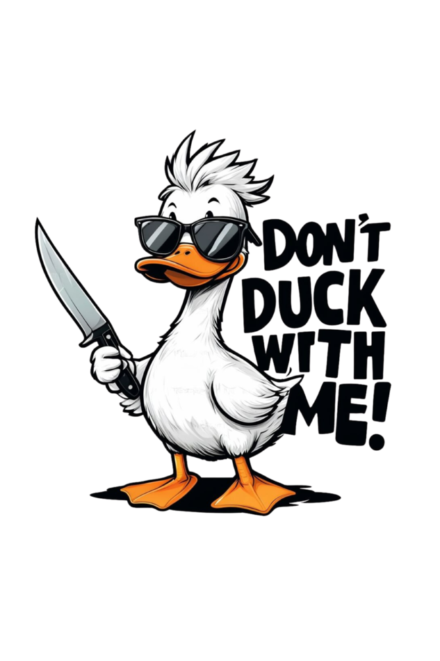 round neck duck T-shirt